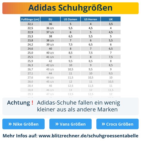 größentabelle schuhe adidas|adidas schuhe größen.